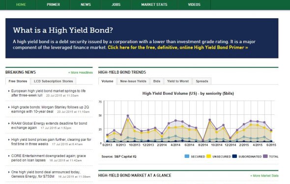 LCD s High Yield Market Primer/Almanac Updated With 2Q